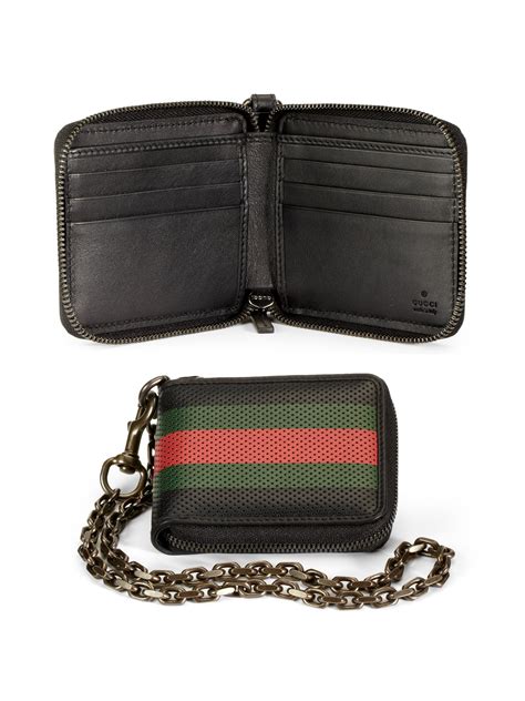 gucci chain wallet men's|men's gucci wallets for cheap.